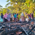 Rumah warga Mulyajaya terbakar akibat dari tungku dapur