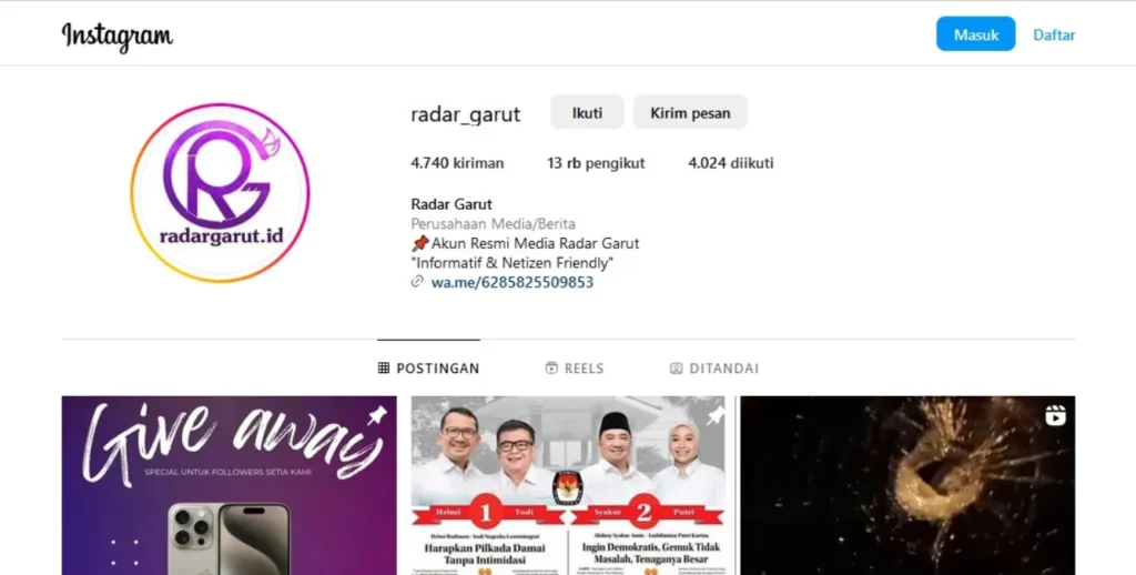 IG Radar Garut