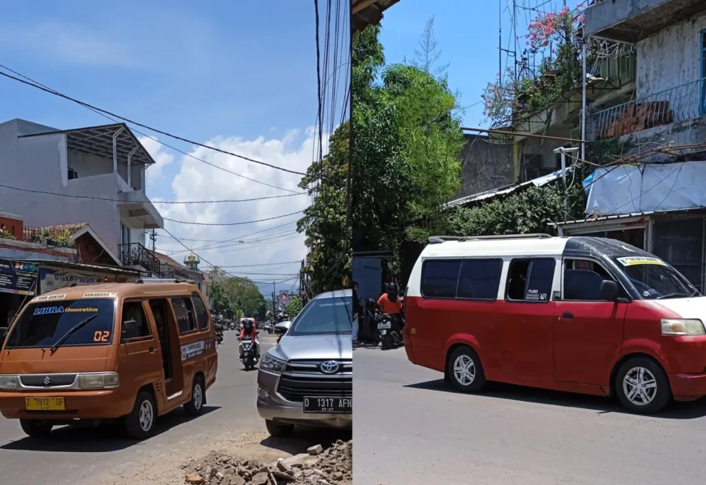 angkot di Garut (Ale/Radar Garut)