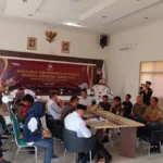 rapat koordinasi KPU Garut soal persiapan debat publik