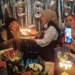 Cawabup Putri Karlina menghadiri perayaan milad Bibie Bagja