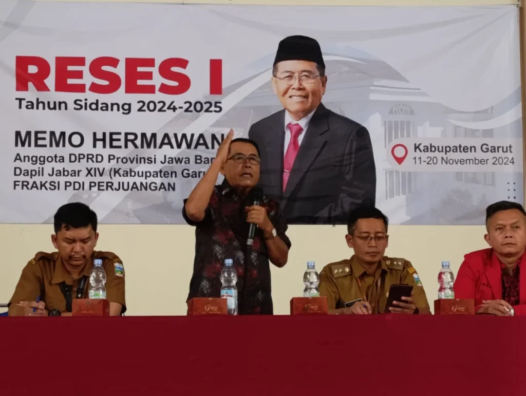 H. Memo Hermawan mengadakan reses di Kabupaten Garut