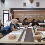 Pelaksanaan Rakor terkait Pelaksanaan Kampanye metode Rapat Umum pada Pilkada Kabupaten Garut Tahun 2024, yang