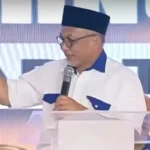 Calon Gubernur Jawa Barat Nomor Urut 3 Ahmad Syaikhu saat debat publik Pilgub Jabar 2024-2029