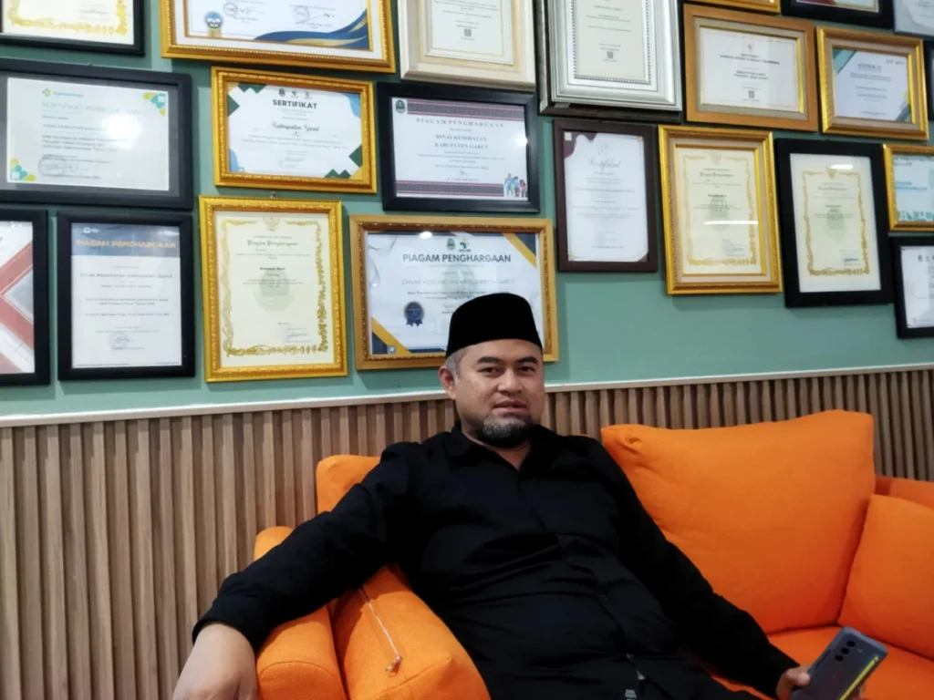 Sekretaris Dinas Kesehatan Kabupaten Garut, Yodi Sirodjudin (RizkiPeratami)