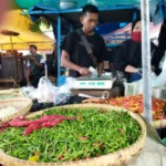 Pedagang sayur pasar Guntur