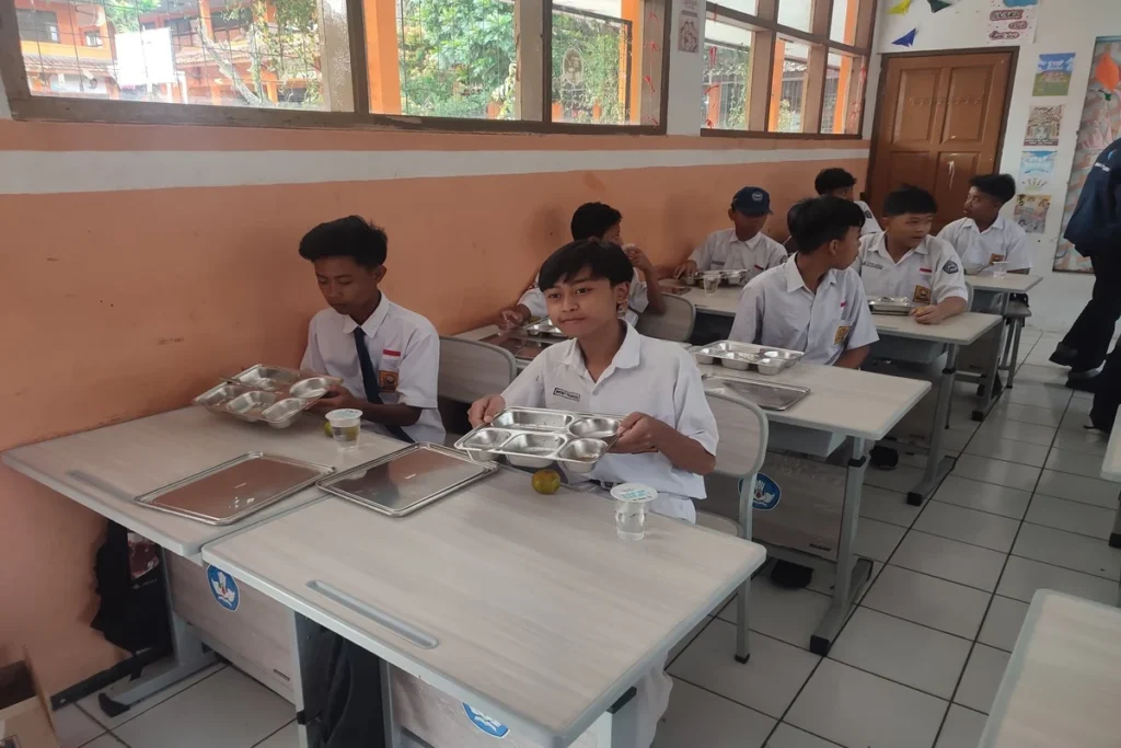 program makanan bergizi gratis di Garut