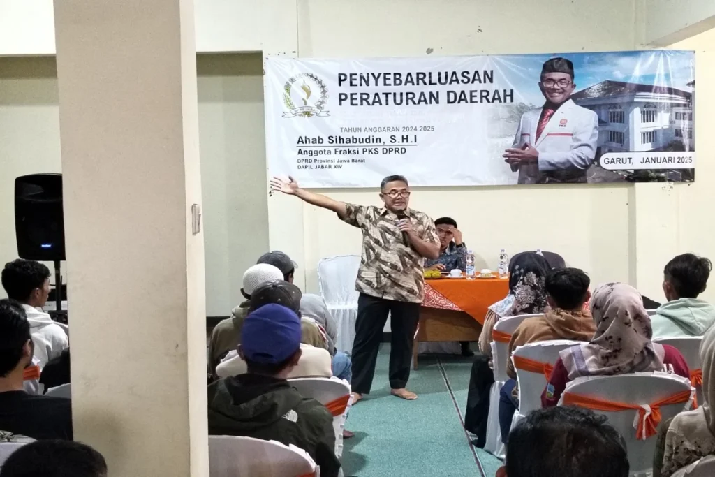 Anggota DPRD Provinsi Jabar, Ahab Sihabudin,S.H.I melakukan sosialisasi Peraturan Daerah (Perda) Nomor 2 Tahun
