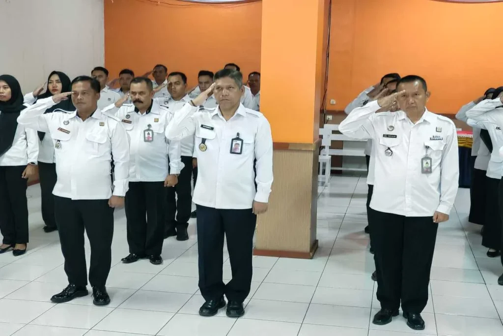 Lapas Garut mengikuti apel pagi secara virtual