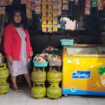 Elis pengecer gas lpg 3 kg di Garut (Ale/Radar Garut)