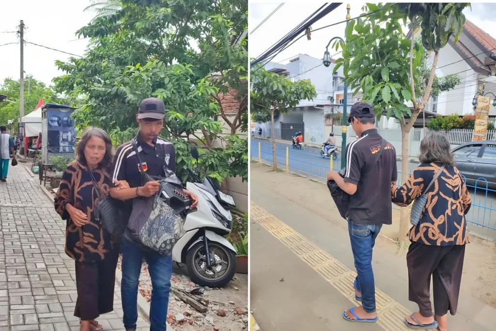 Tati dan Didi setiap hari keliling mengamen untuk mencari nafkah. (Foto Rizka/Radar Garut)