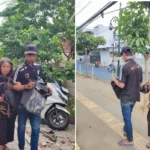 Tati dan Didi setiap hari keliling mengamen untuk mencari nafkah. (Foto Rizka/Radar Garut)