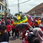 pertunjukan barongsai di Garut