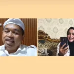 Dedi Mulyadi berbincang dengan Kades Wiwin