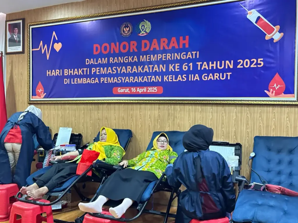 Lapas Garut gelar donor darah