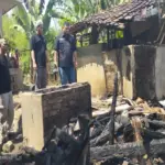 Yudha Puja Turnawan mengunjungi lokasi kebakaran