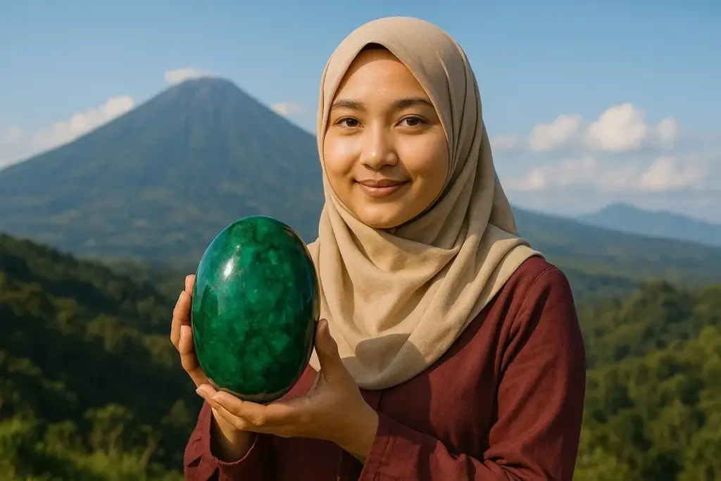 ilustrasi batu bacan (AI)