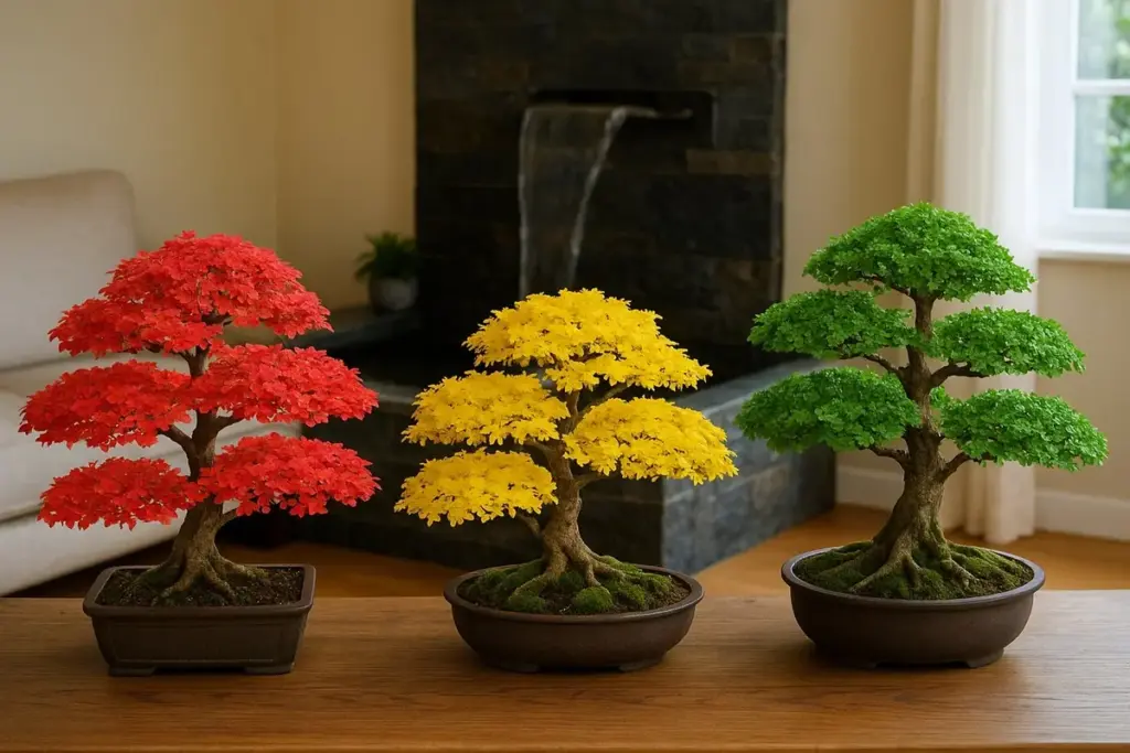 ilustrasi Bonsai yang cocok ditanam di dalam ruangan rumah