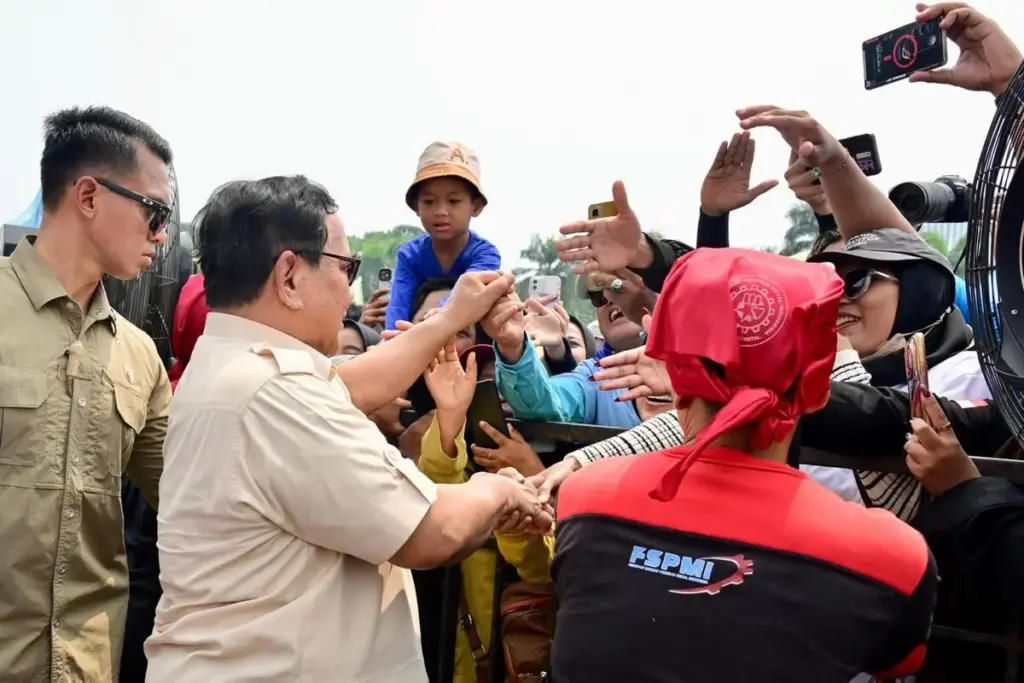Presiden RI Prabowo Subianto akan membentuk Satuan Tugas Pemutusan Hubungan Kerja Nasional (Satgas PHK).-Dok.