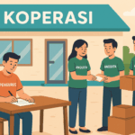 ilustrasi kegiatan koperasi