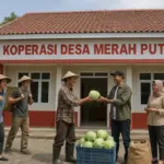 ilustrasi Koperasi Desa Merah Putih