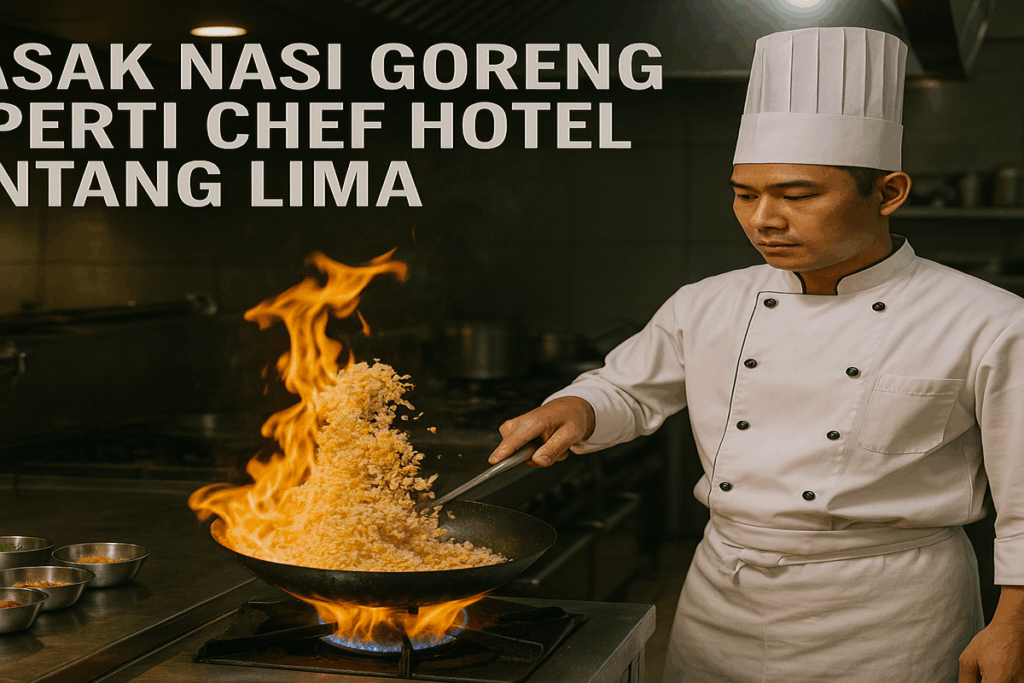 Masak Nasi Goreng Seperti Chef Hotel Bintang Lima? Begini Caranya!