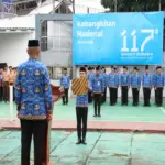 Upacara Harkitnas di Lapas Garut