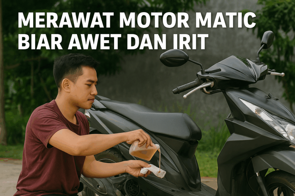 Biar Awet dan Irit! Ini 7 Cara Merawat Motor Matic yang Benar