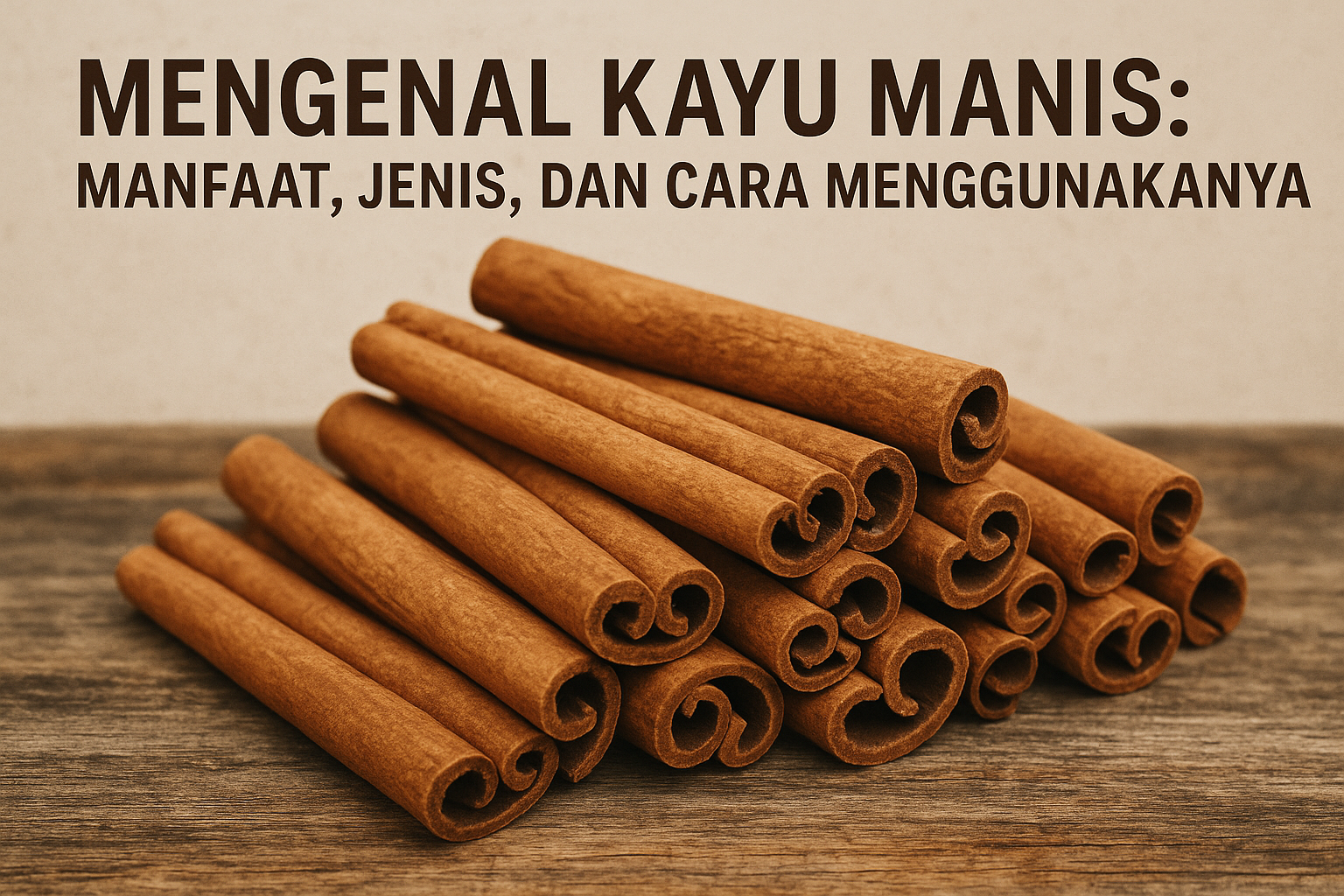 Mengenal Kayu Manis: Manfaat, Jenis, dan Cara Menggunakannya – Radar Garut