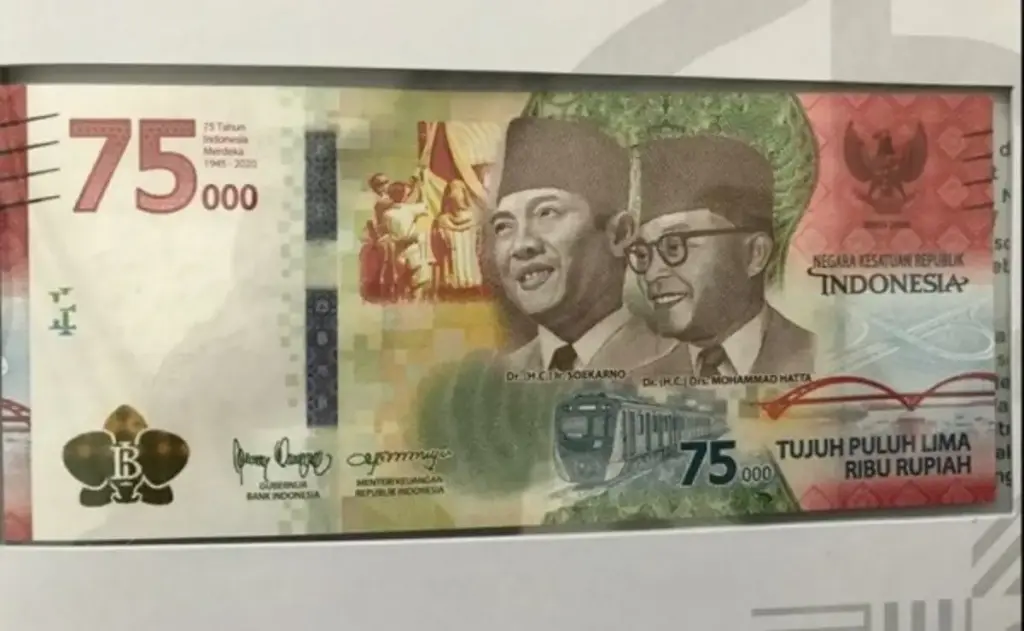 Investasi Uang Kertas Edisi Khusus Rp75.000