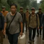 ilustrasi pekerja migran (AI)