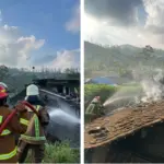 kebakaran menghanguskan beberapa rumah di Pasirwangi