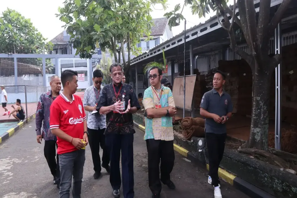 Tim dari Pengadilan Negeri (PN) Garut berkunjung ke Lapas Garut