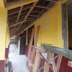 Ruangan Direhab, Murid Kelas 1 SDN 2 Sindangsari Belajar Digabung (Foto pepen apendi)