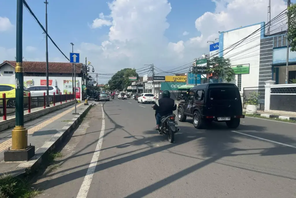 jalan satu arah di Garut
