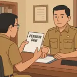 ilustrasi pns mengajukan pensiun dini (AI)