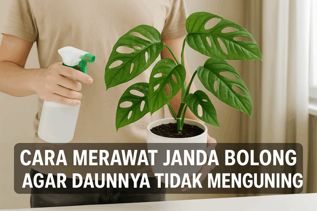 Cara Merawat Janda Bolong Agar Daunnya Tidak Menguning