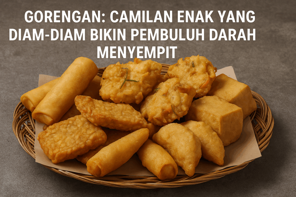 Gorengan: Camilan Enak yang Diam-Diam Bikin Pembuluh Darah Menyempit