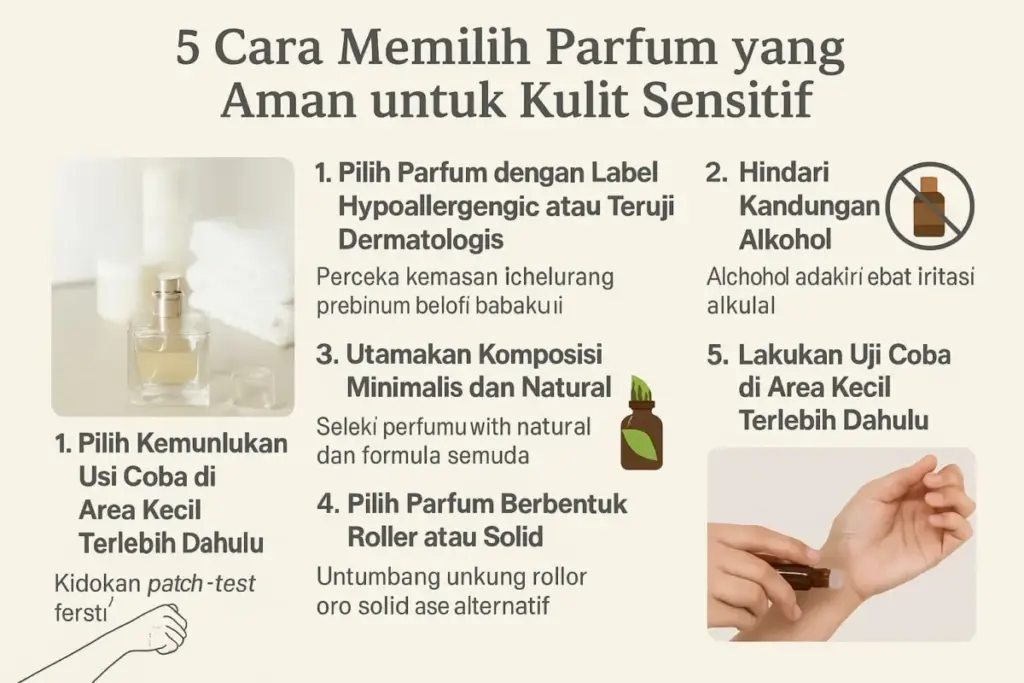 5 Cara Memilih Parfume yang Aman untuk Kulit Sensitif