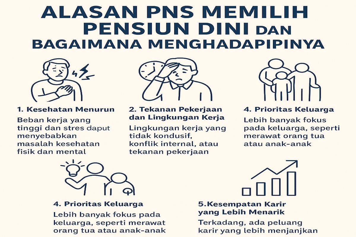 5 Alasan PNS Memilih Pensiun Dini dan Bagaimana Menghadapinya