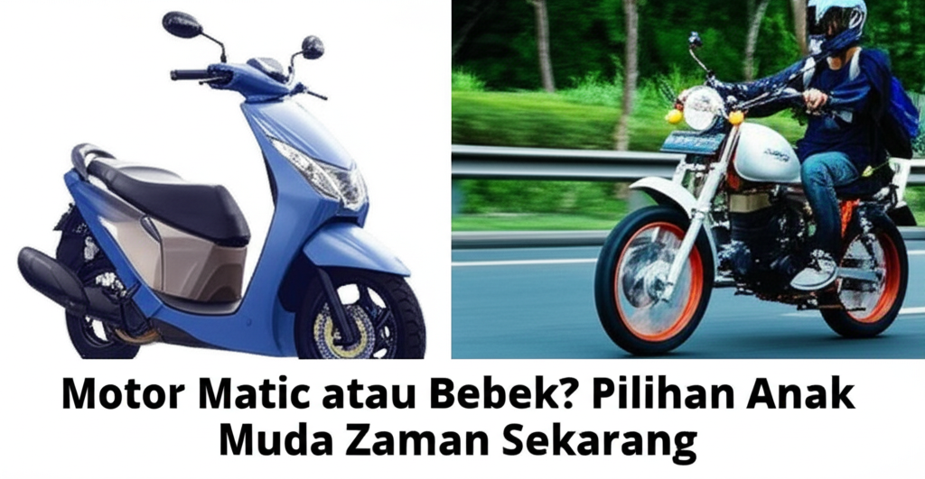 Motor Matic atau Bebek? Pilihan Anak Muda Zaman Sekarang