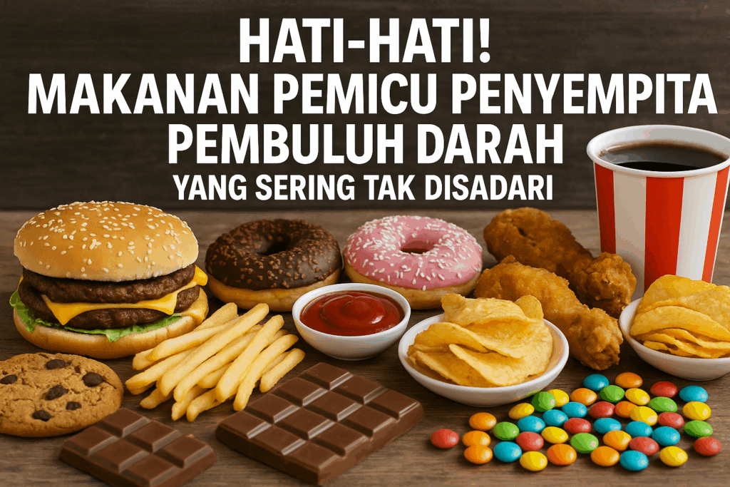 Hati-Hati! Makanan Pemicu Penyempitan Pembuluh Darah yang Sering Tak Disadari