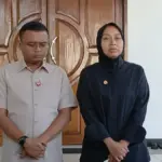 Wakil Bupati Garut Luthfianisa Putri Karlina didampingi Suami, Maula Akbar Mulyadi Putra saat melakukan jumpa