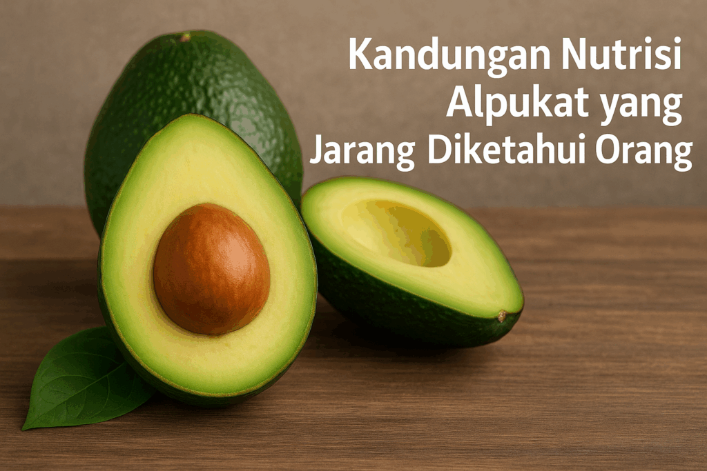 Kandungan Nutrisi Alpukat yang Jarang Diketahui Orang