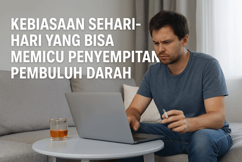 Kebiasaan Sehari-hari yang Bisa Memicu Penyempitan Pembuluh Darah