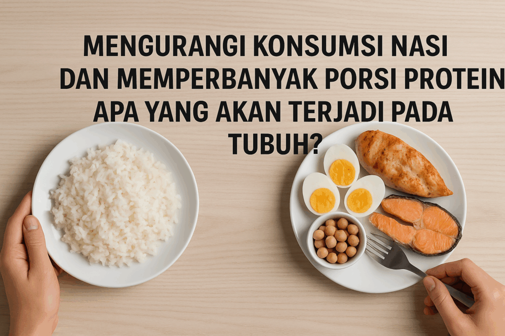 Mengurangi Konsumsi Nasi dan Memperbanyak Porsi Protein, Apa yang Akan Terjadi pada Tubuh?