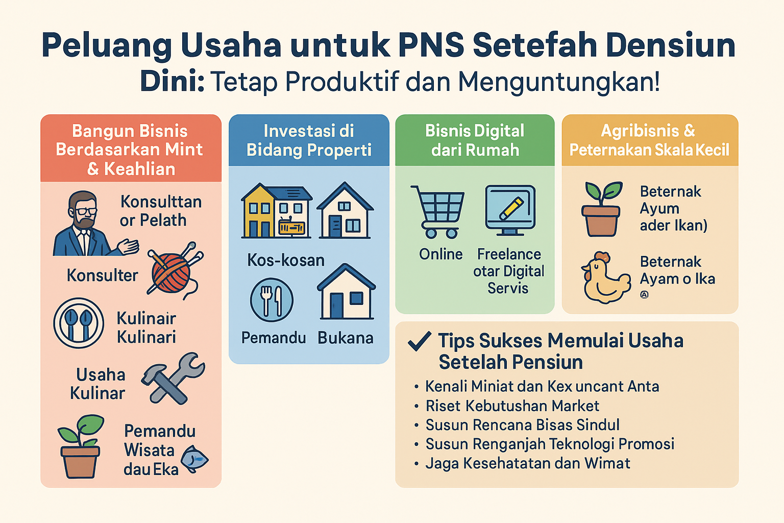 Peluang Usaha untuk PNS Setelah Pensiun Dini