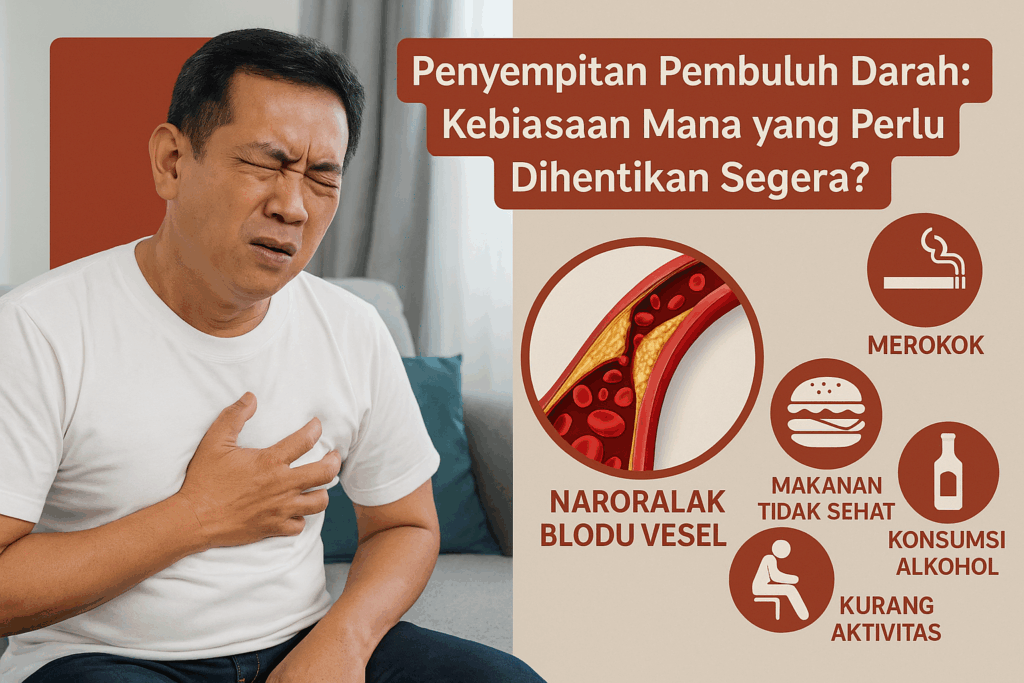 Penyempitan Pembuluh Darah Kebiasaan Mana yang Perlu Dihentikan Segera