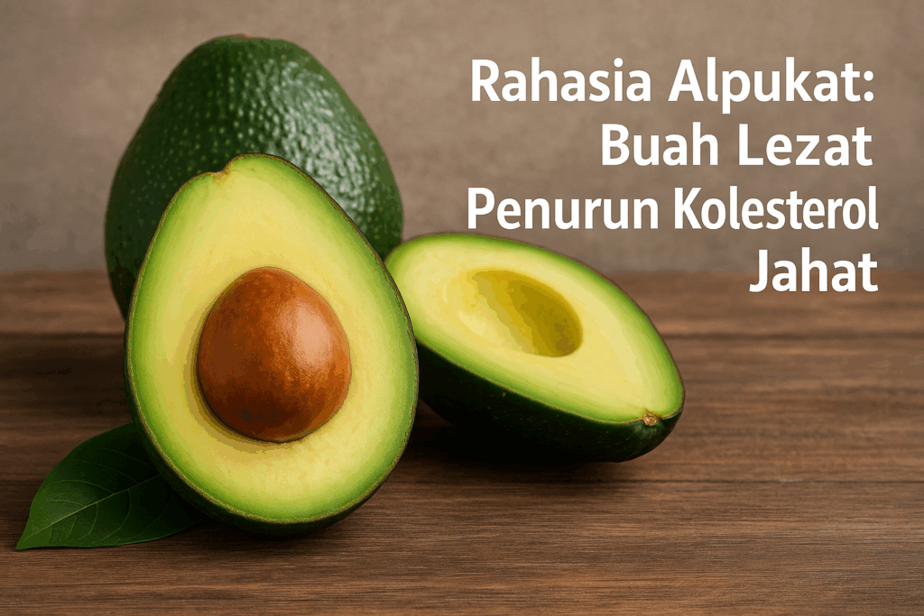 Rahasia Alpukat Buah Lezat Penurun Kolesterol Jahat