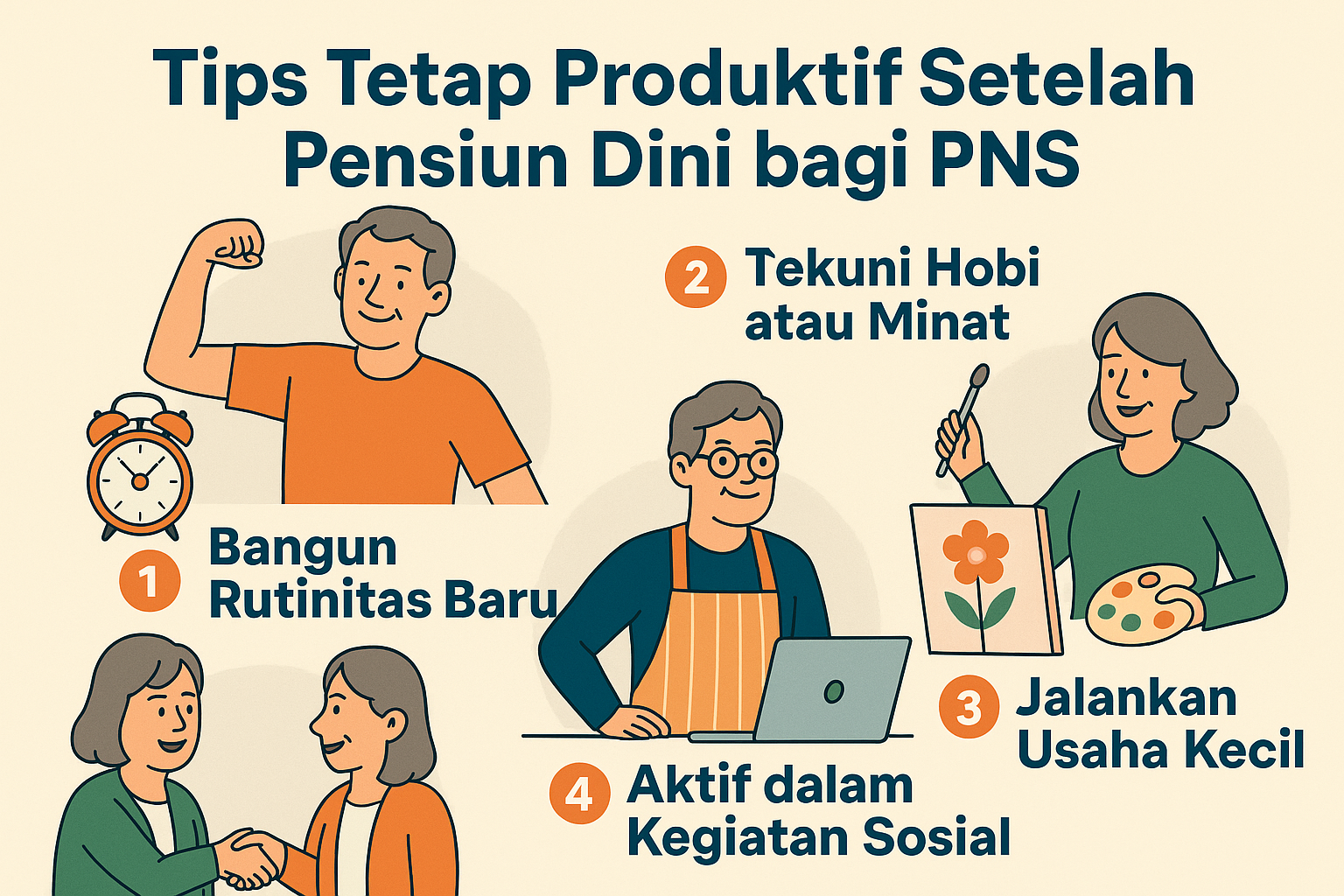 Tips Tetap Produktif Setelah Pensiun Dini bagi PNS